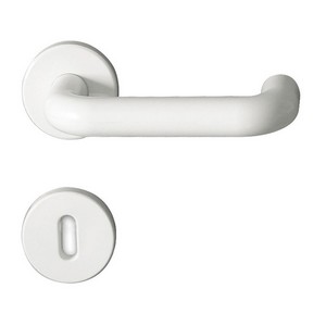 Poigne de porte en nylon blanc