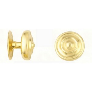 Bouton de tirage rond laiton poli pour porte Laiton Poigne de tirage Bouton de tirage TH146