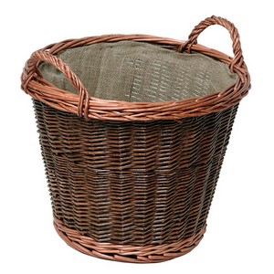 Panier  bois 2 anses Osier Accessoires chemine Divers 2101