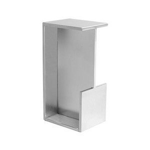 poigne rectangulaire 100 mm Inox Poigne  encastrer Pour porte coulissante 53721