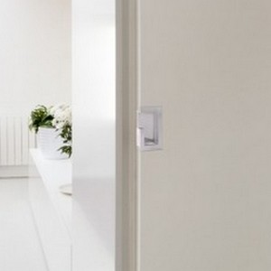 poigne rectangulaire avec retours Inox Poigne  encastrer Pour porte coulissante 53712